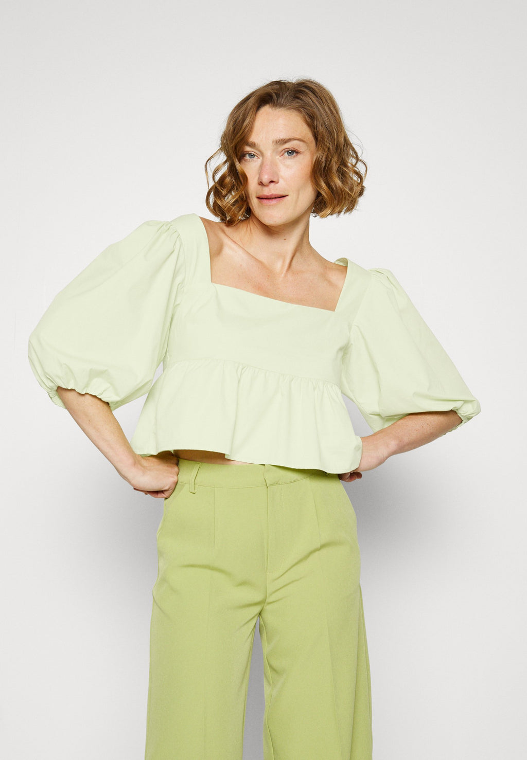 Abercrombie & Fitch FLUTTER CINCH FRONT FAUX FASHION