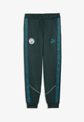 Puma MANCHESTER CITY FC KING ANTHEM PANT - Club wear - green terrain-tropical blue