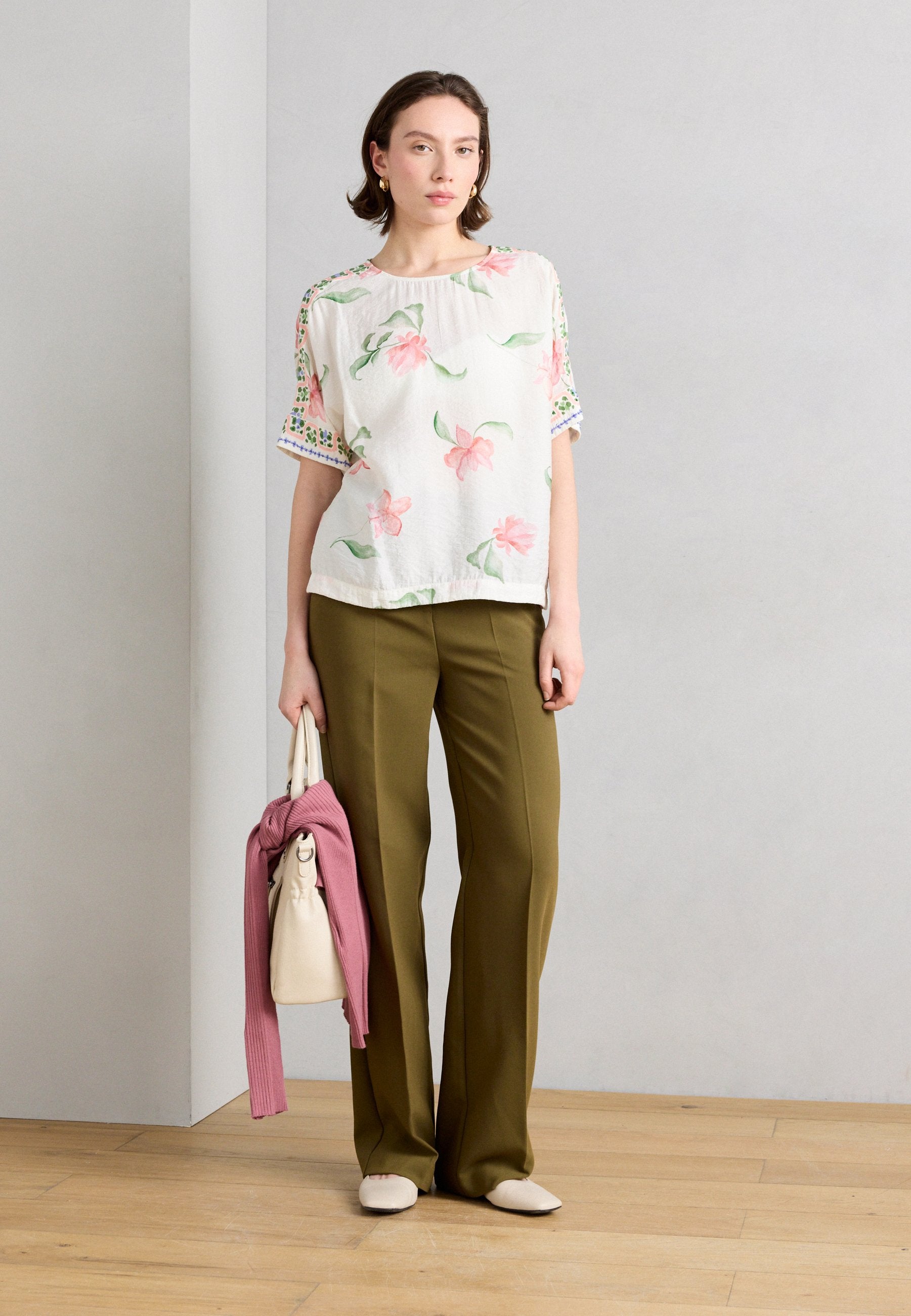 Mos Mosh BIG ORCHID BLOUSE