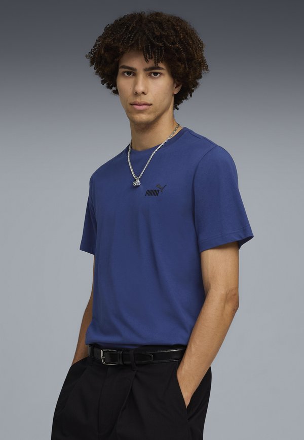 Puma SMALL NO. 1 LOGO TEE - Basic T-shirt - blue jewel