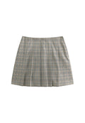 New Look CHECKED BOX PLEAT MINI