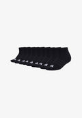 adidas Performance UNISEX CUSHIONED ESSENTIALS LOW CUT SOCKS 9 PAIR PACK - Sneaker socks - black