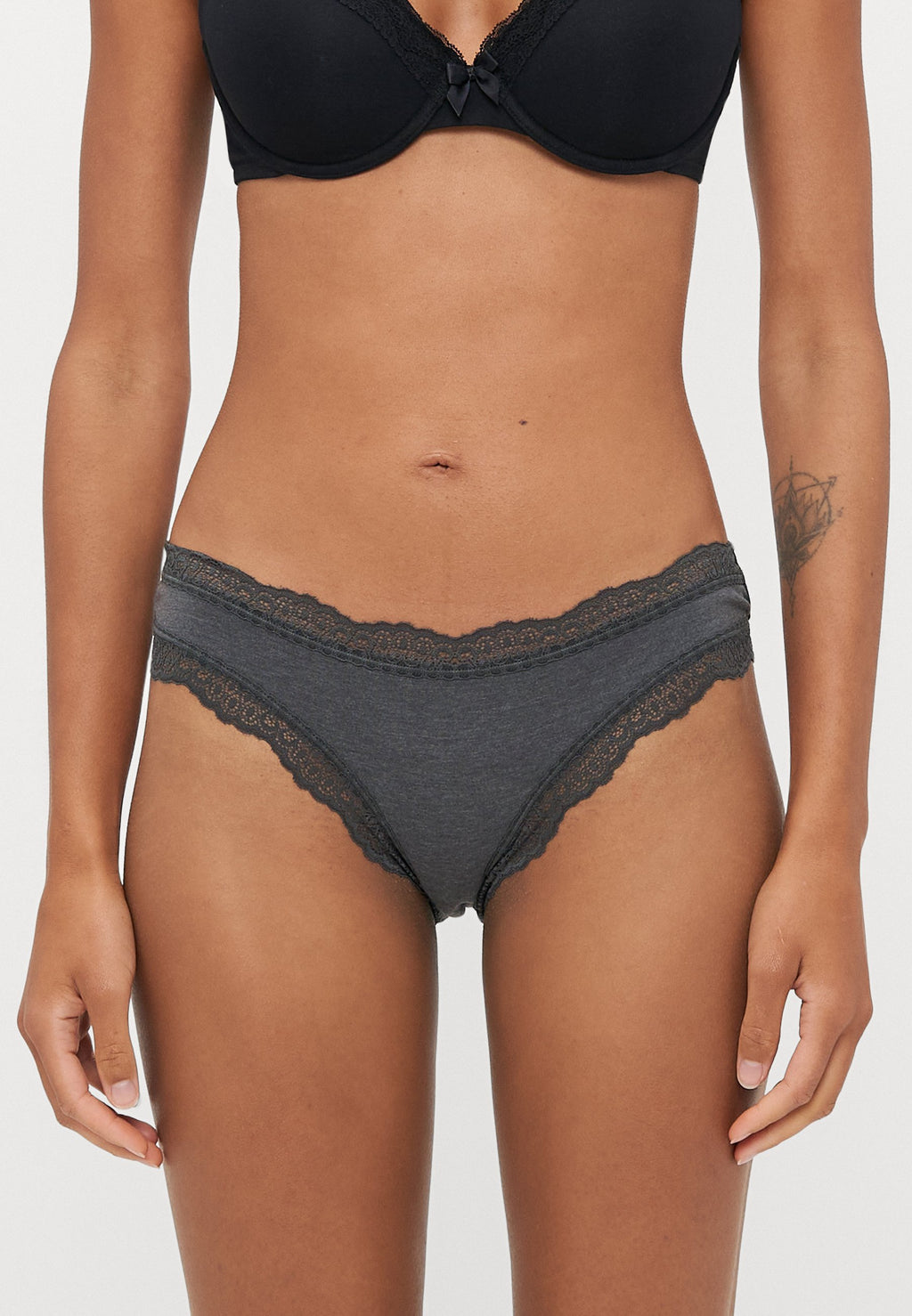 Anna Field 7 PACK COTTON LACE TRIM SLIP BREIF