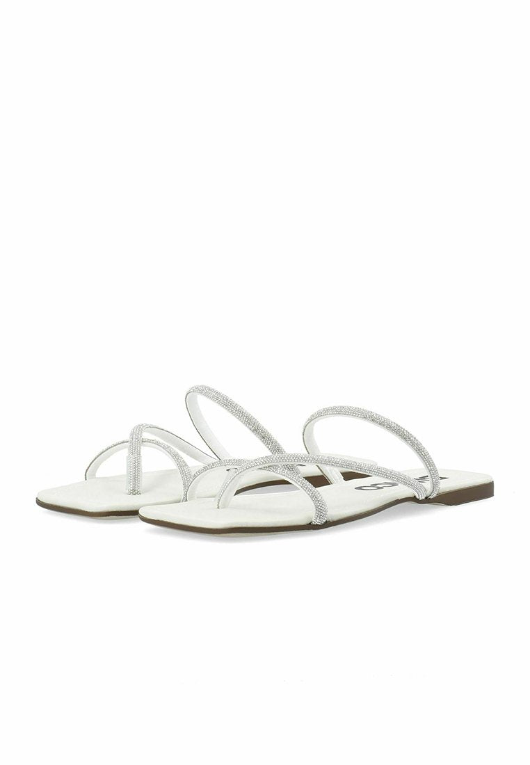 Bianco BIASISSEL STRAPPY RHINESTONE