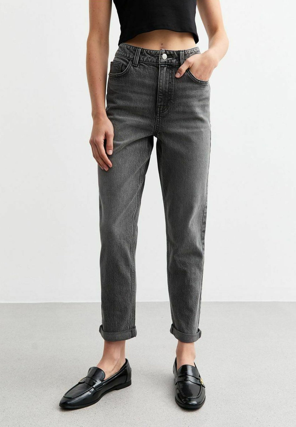 New Look CROPPED LEG MID-RISE MOM