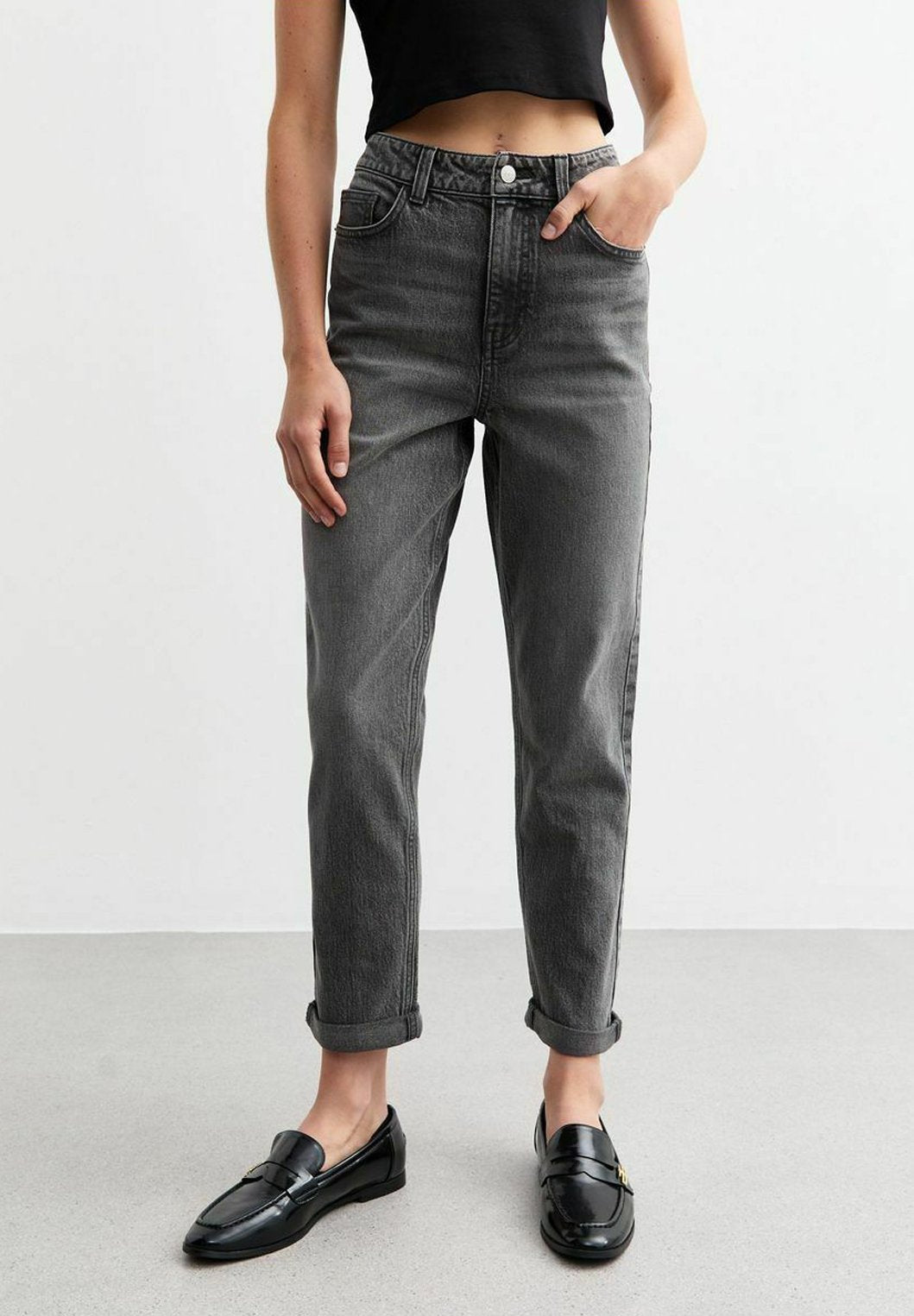 New Look CROPPED LEG MID-RISE MOM