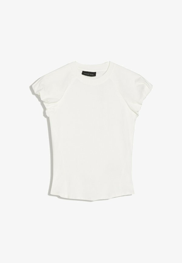 Bershka BALLOON RAGLAN SLEEVE - T-SHIRT - Basic T-shirt - white