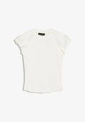 Bershka BALLOON RAGLAN SLEEVE - T-SHIRT - Basic T-shirt - white