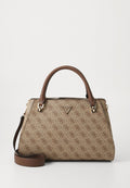 Guess NOELLE LUXURY SATCHEL - Handbag - latte/brown