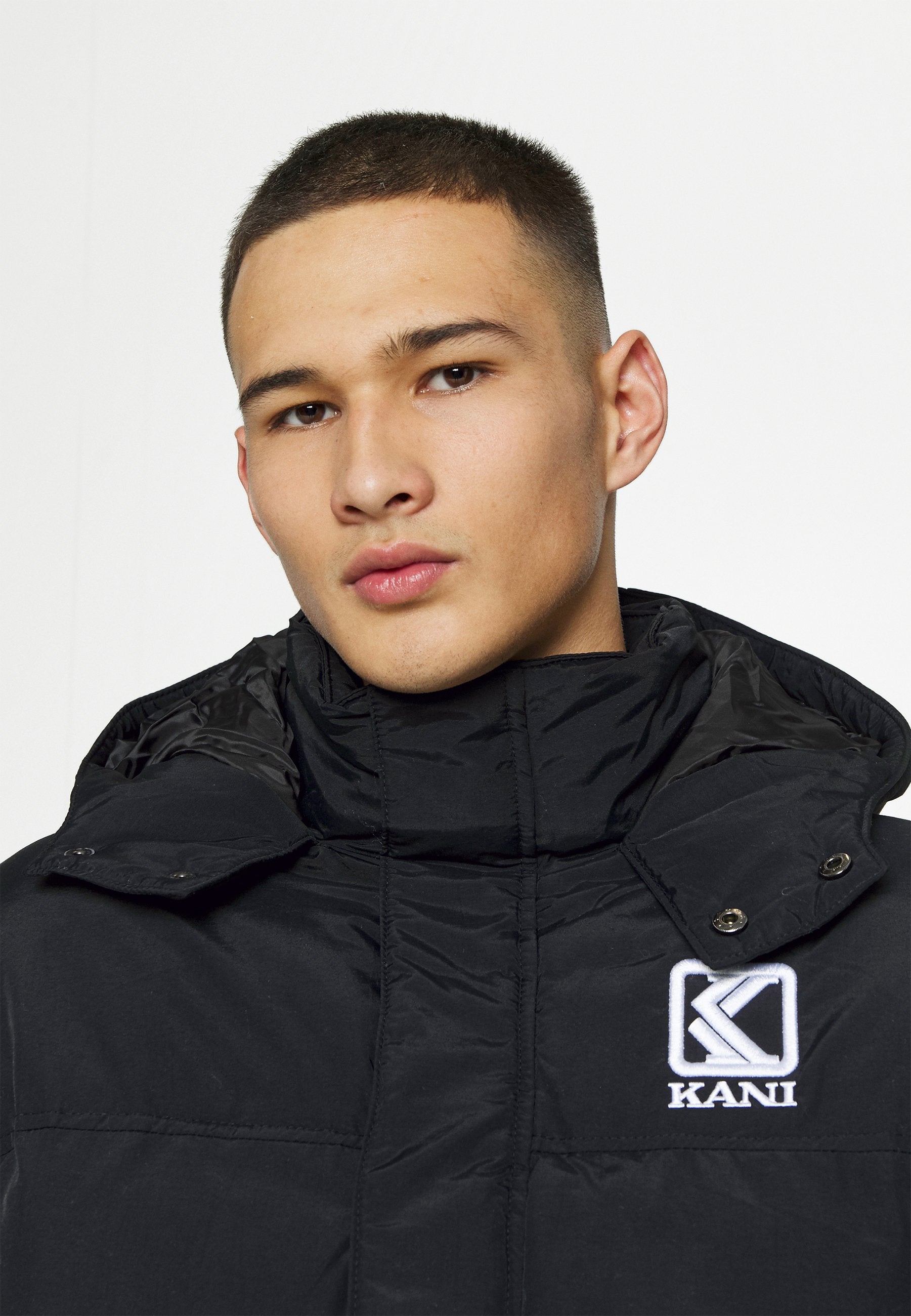 Karl Kani LONG HOODED PUFFER JACKET UNISEX