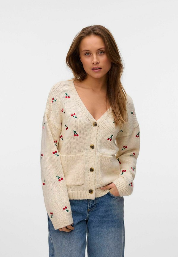 Vero Moda Knitted AWVALLEY Knit - Cardigan - birch