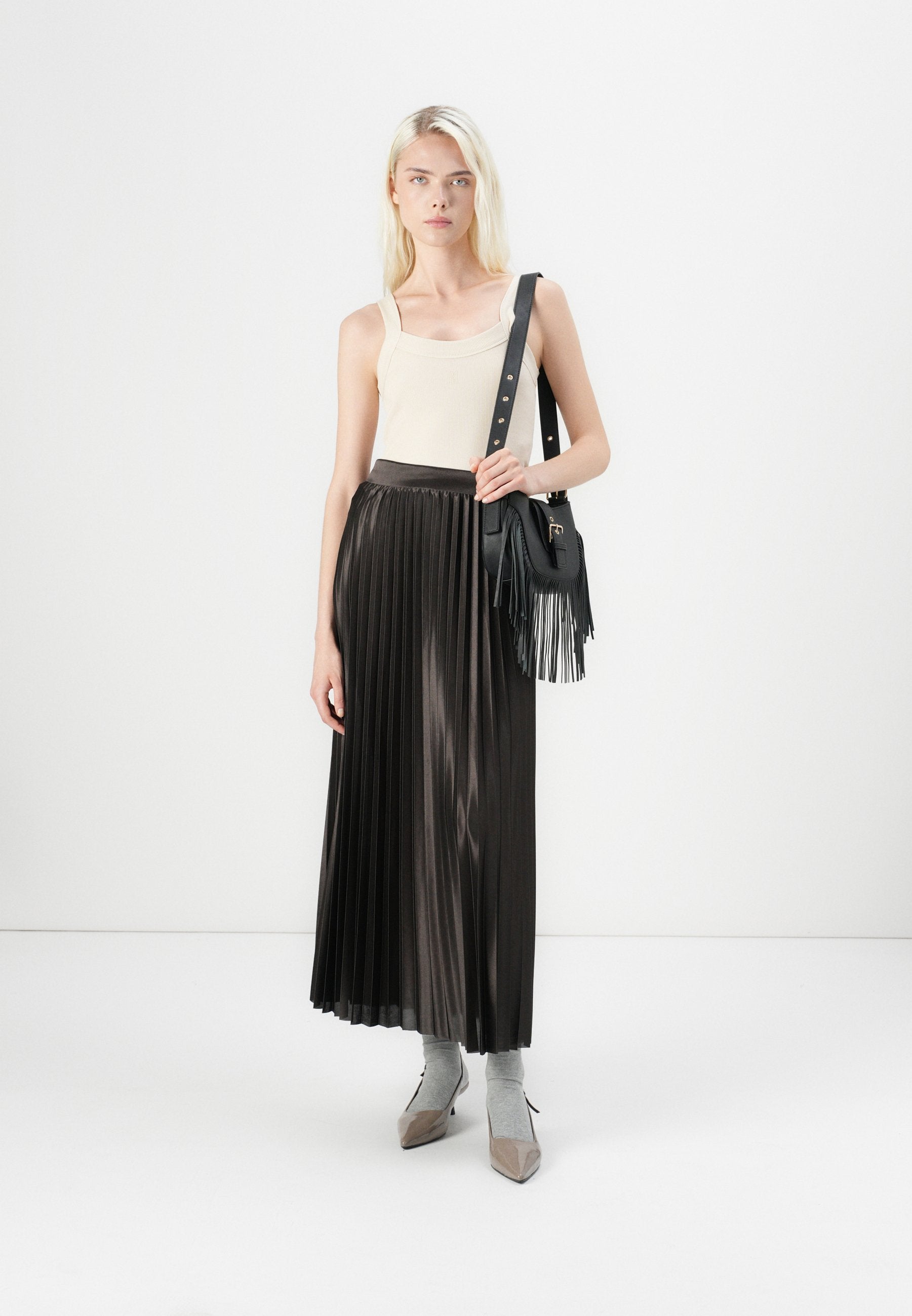 ONLY ONLKOLTER PLISSE LONG SKIRT