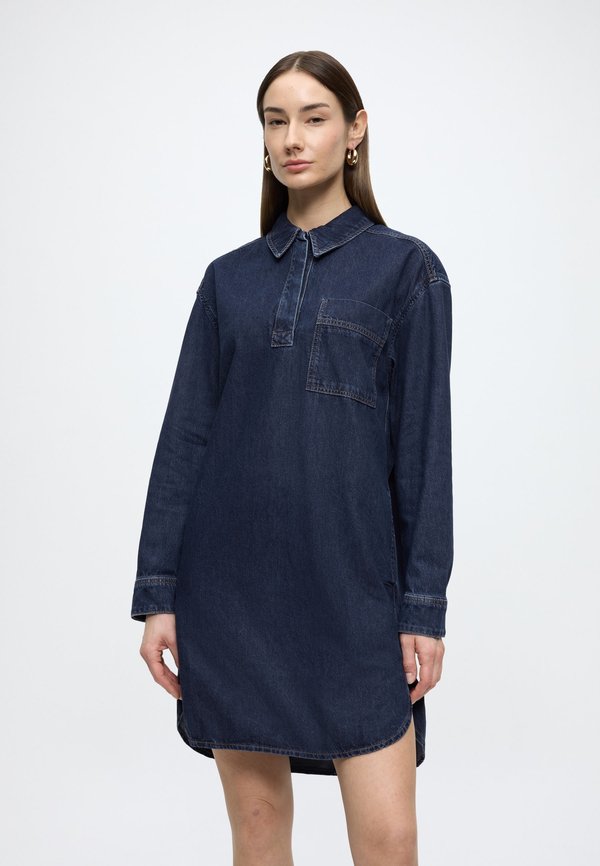 Marc O'Polo DENIM DENIM DRESSES, OVERSIZED FIT, LONGSLEEVE