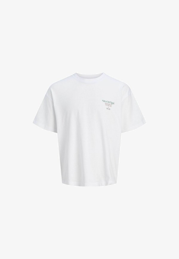 Jack & Jones JORCOTEDAZUR - Print T-shirt - bright white