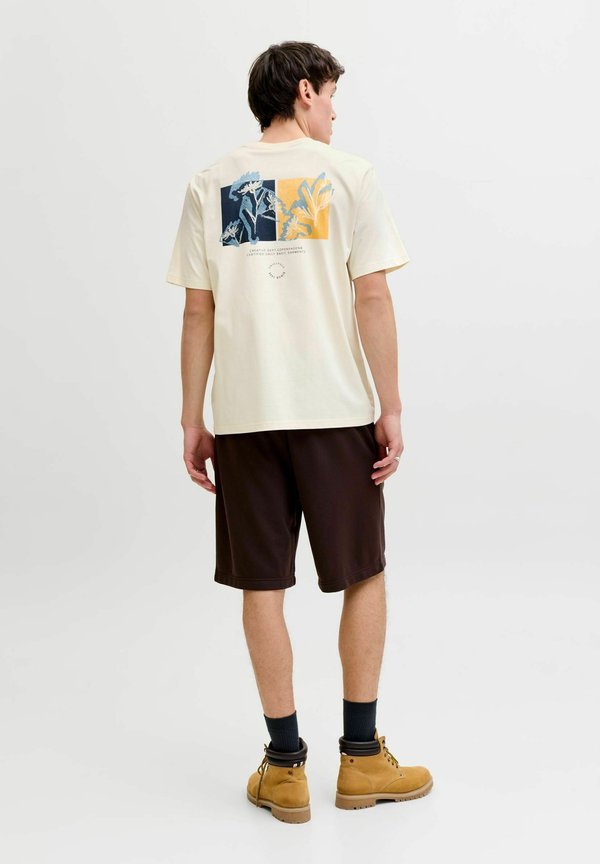 Jack & Jones T- - Print T-shirt - antique white