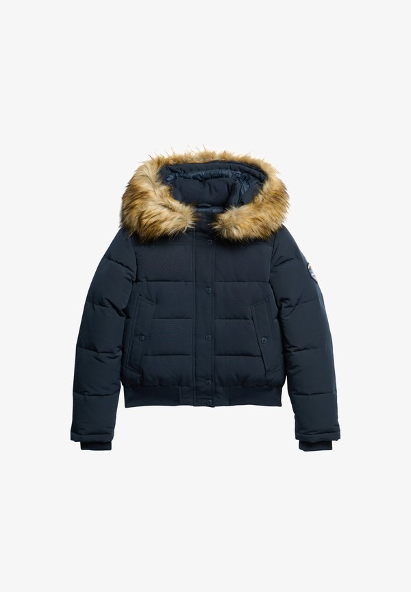 Superdry & Co EVEREST HOODED - Winter jacket - nordic chrome navy