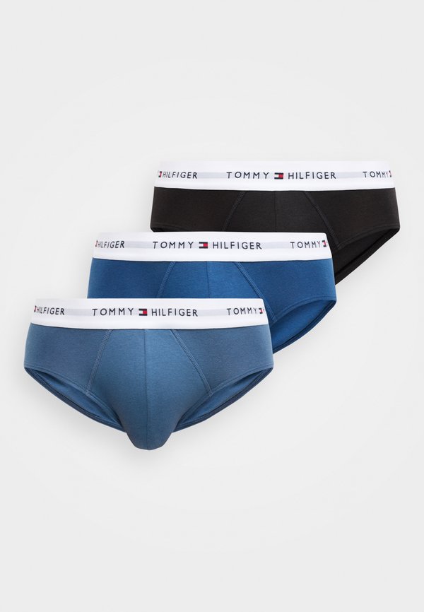Tommy Hilfiger 3-PACK - Briefs - black/blue/sea