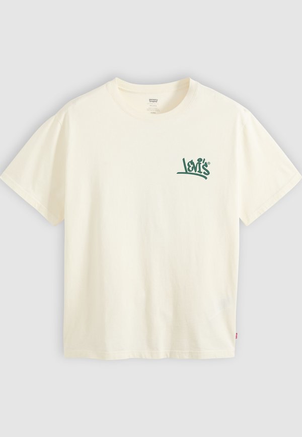 Levi's® RELAXED FIT TEE - Print T-shirt - natural habitat egret body wild life back graphic