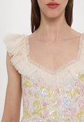 Needle & Thread SEQUIN DANDELION RUFFLE BALLERINA DRESS