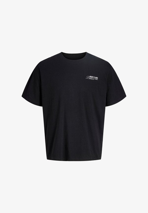 Jack & Jones Plus Size - Print T-shirt - black
