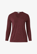 s.Oliver Long sleeved top - bordeaux
