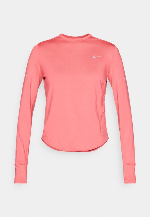 Nike Performance SWIFT - Long sleeved top - sea coral/reflective silver-coloured