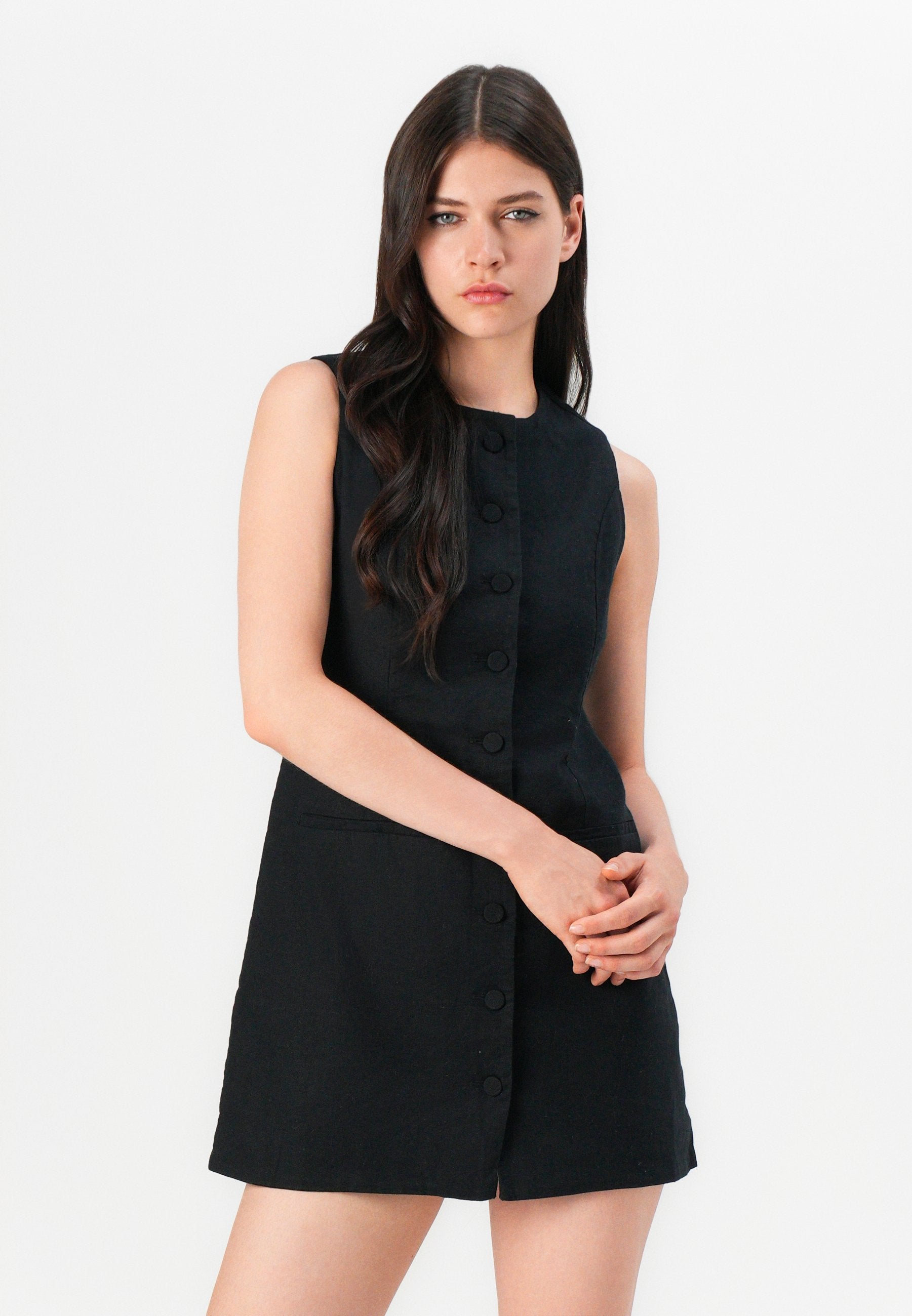 Abercrombie & Fitch CHASE MARA HIGHNECK SHORT DRESS