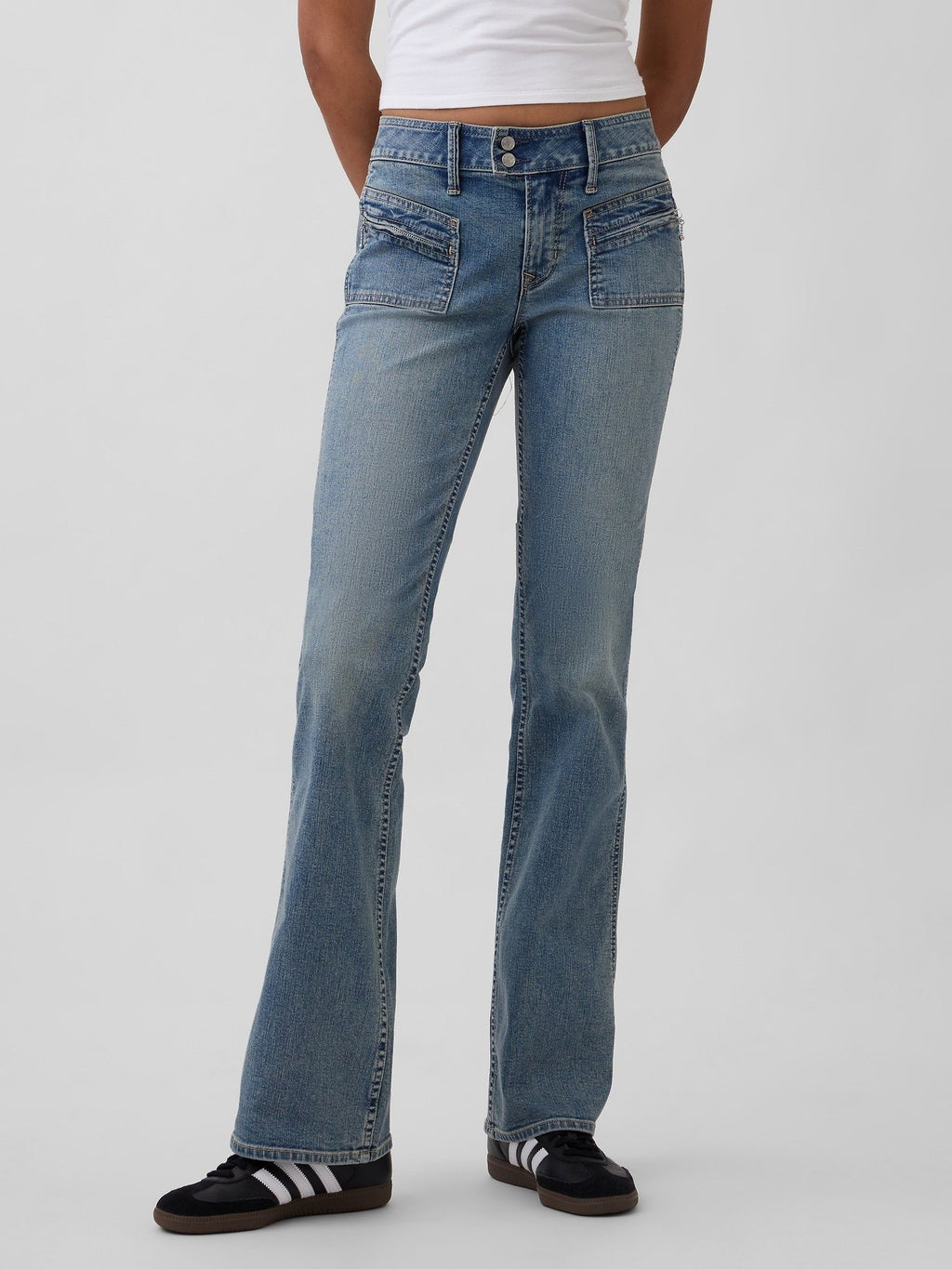 GAP LONG AND LEAN OLVERA ZIP POCKETS