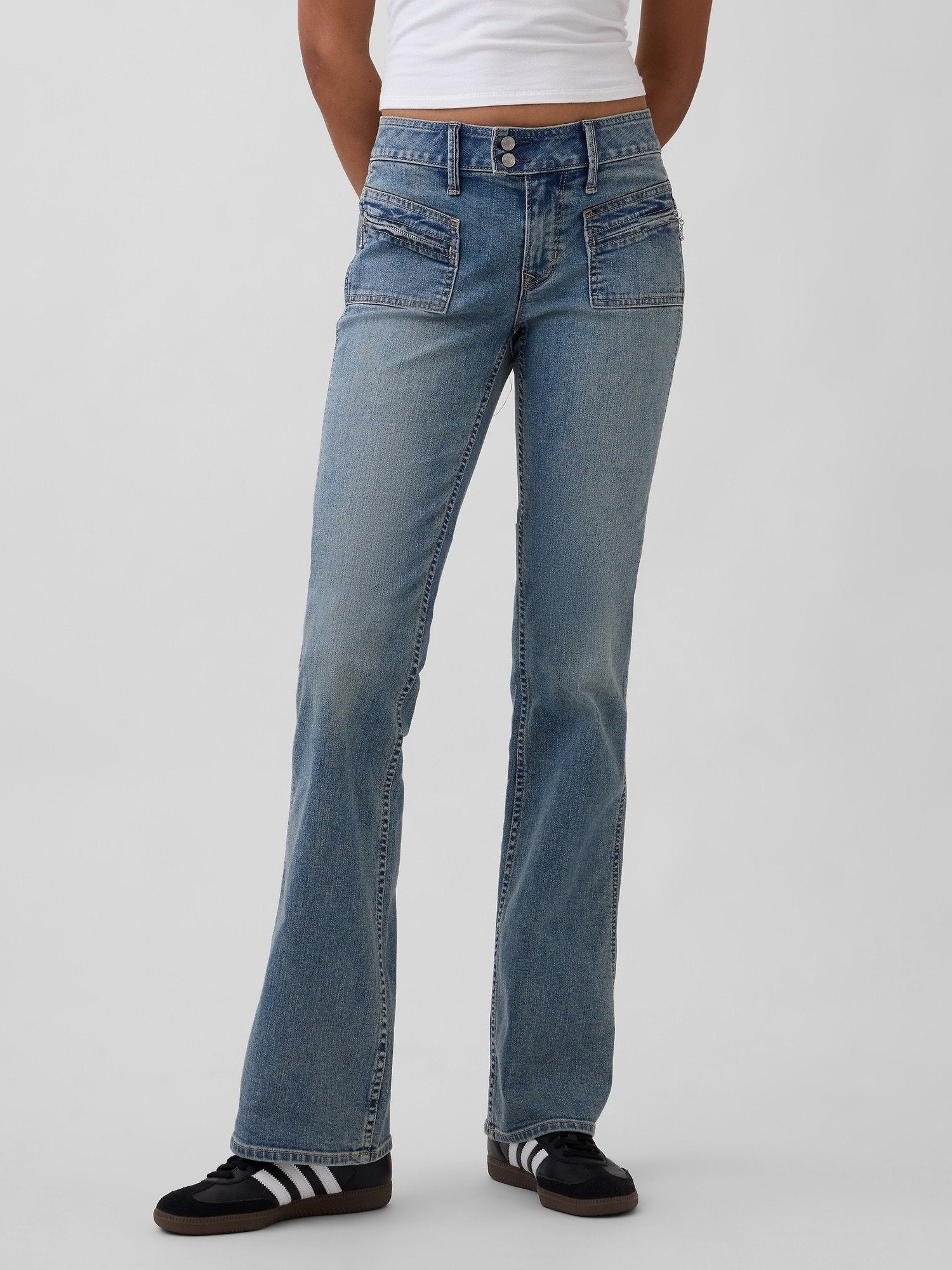 GAP LONG AND LEAN OLVERA ZIP POCKETS
