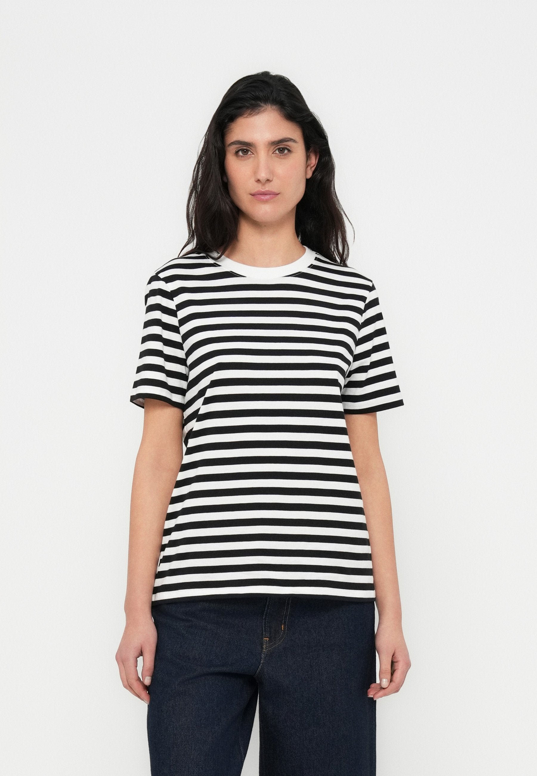 Pieces PCRIA SS TEE STRIPES NOOS BC