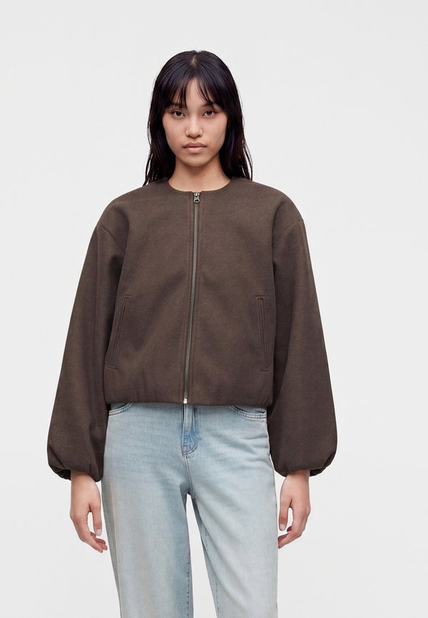 Vero Moda VMCHLOE - Bomber Jacket - chocolate torte