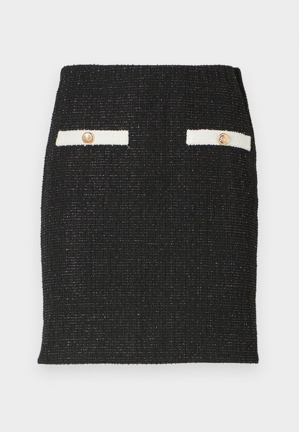 Vero Moda VMTIFFANY - Mini skirt - black