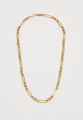 Icon Brand GUARDIAN MIXED LINK FIGARO NECKLACE UNISEX