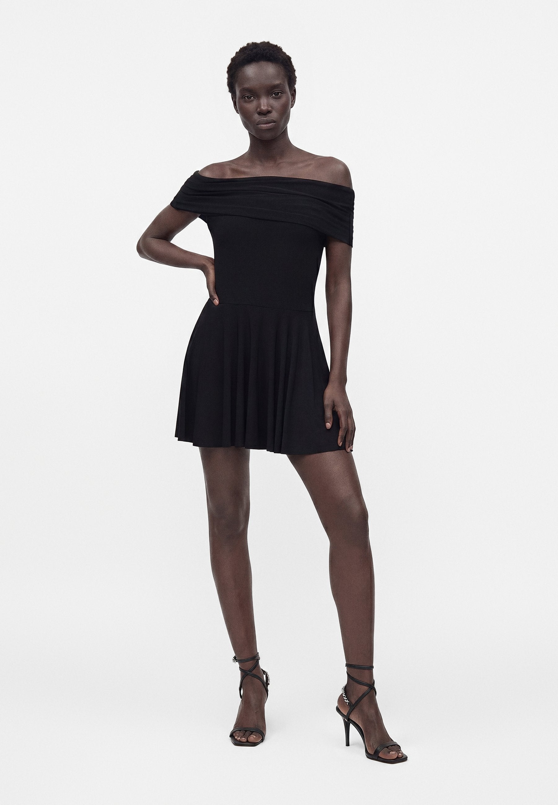 Norma Kamali COWL NECK HOODED PICKLEBALL DRESS