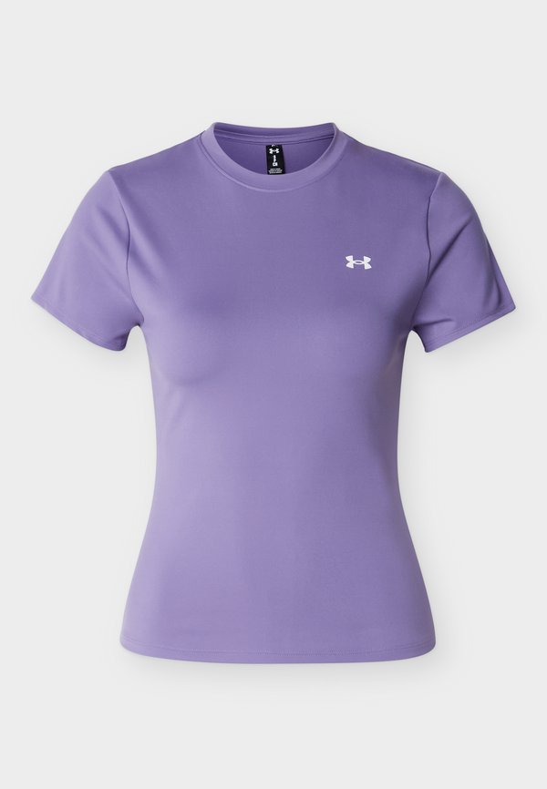 Under Armour MOTION FITTED - Sports T-shirt - purple luxe/white
