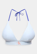 Calvin Klein Swimwear GRAPHIC MONOGRAM - Bikini top - breezy blue