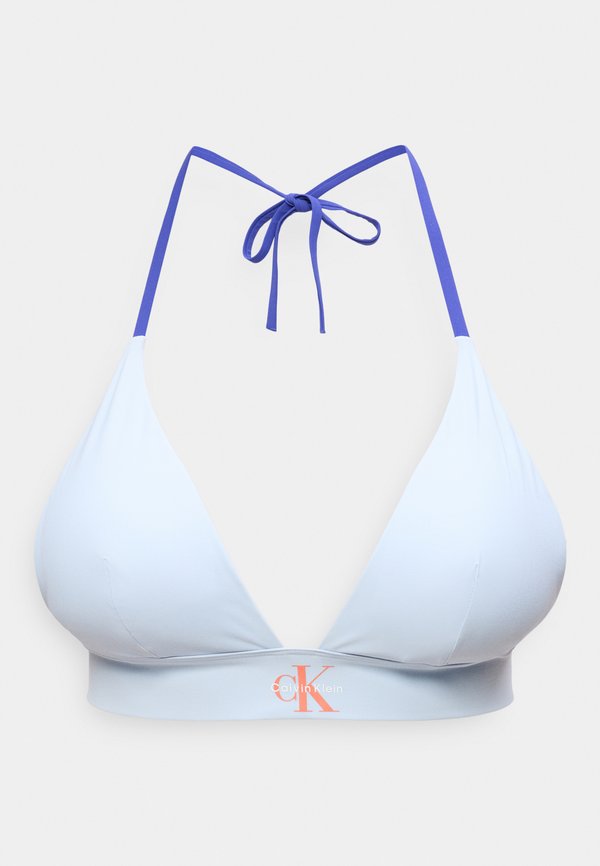 Calvin Klein Swimwear GRAPHIC MONOGRAM - Bikini top - breezy blue