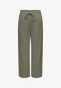 ONLY ONLSIESTA PULL-UP - Trousers - deep lichen green