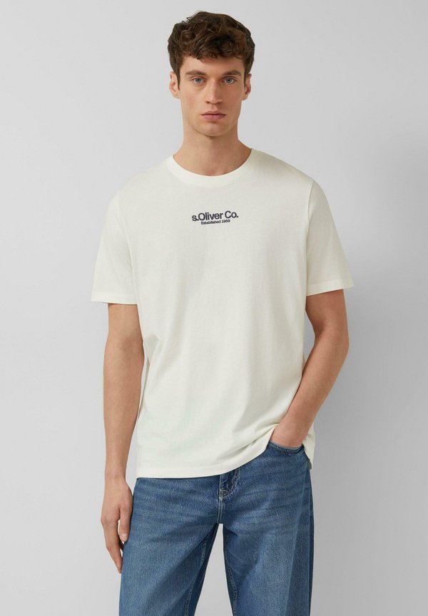 s.Oliver T-SHIRT - Print T-shirt - creme