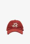 Bershka EMBROIDERED - Cap - bordeaux