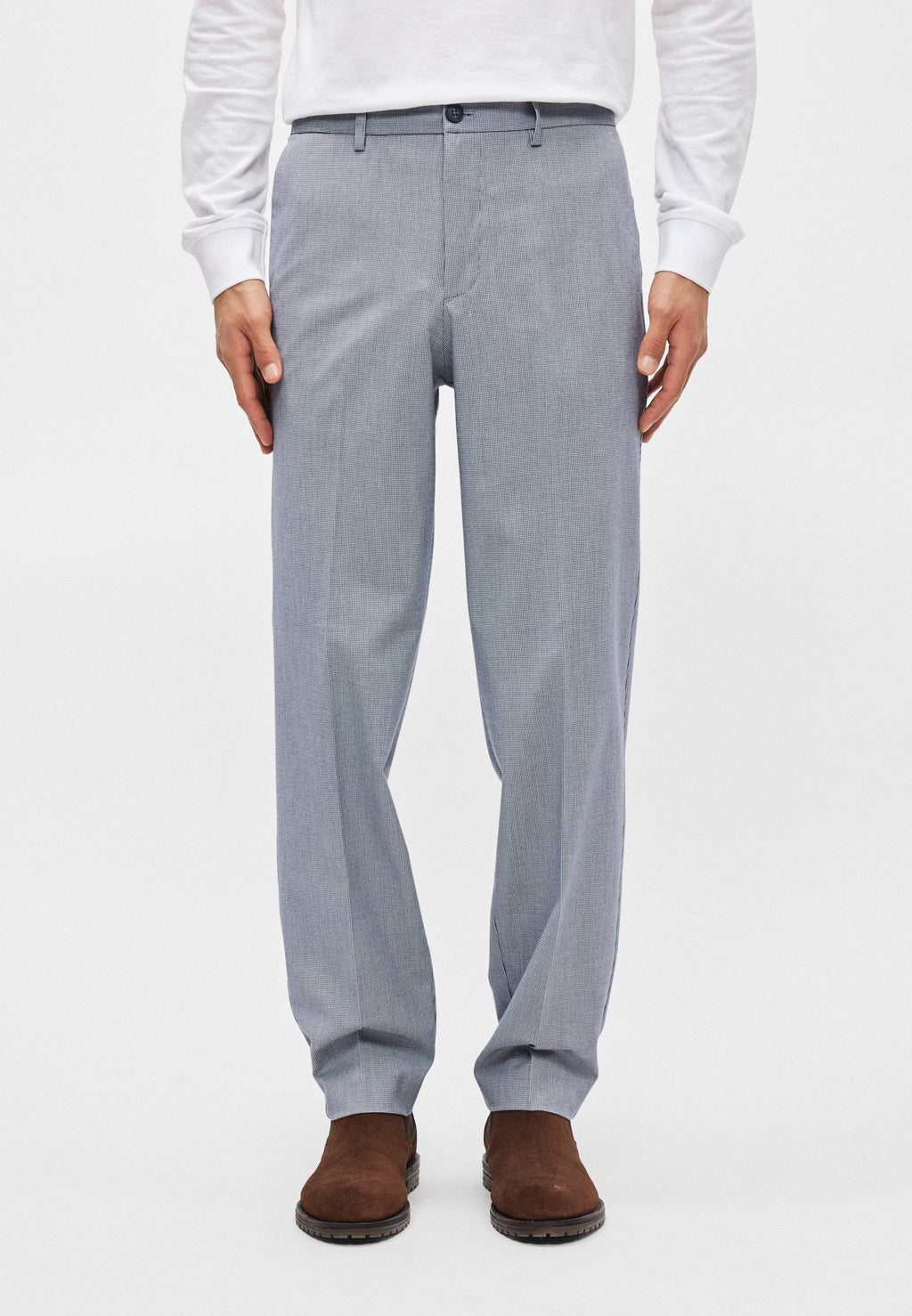 MINI HOUNDSTOOTH FORMAL PANTS Media 4