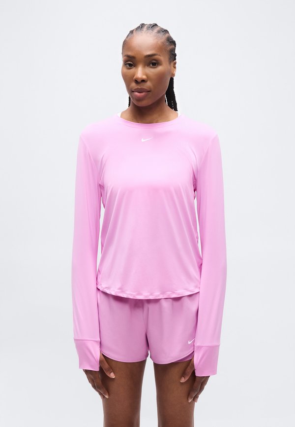 Nike Performance ONE CLASSIC - Long sleeved top - light magenta/white