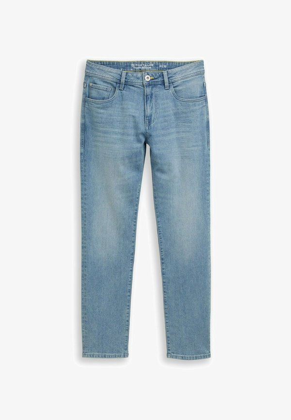TOM TAILOR TTJOSH REGULAR SLIM FIT - Straight leg jeans - used light stone blue denim