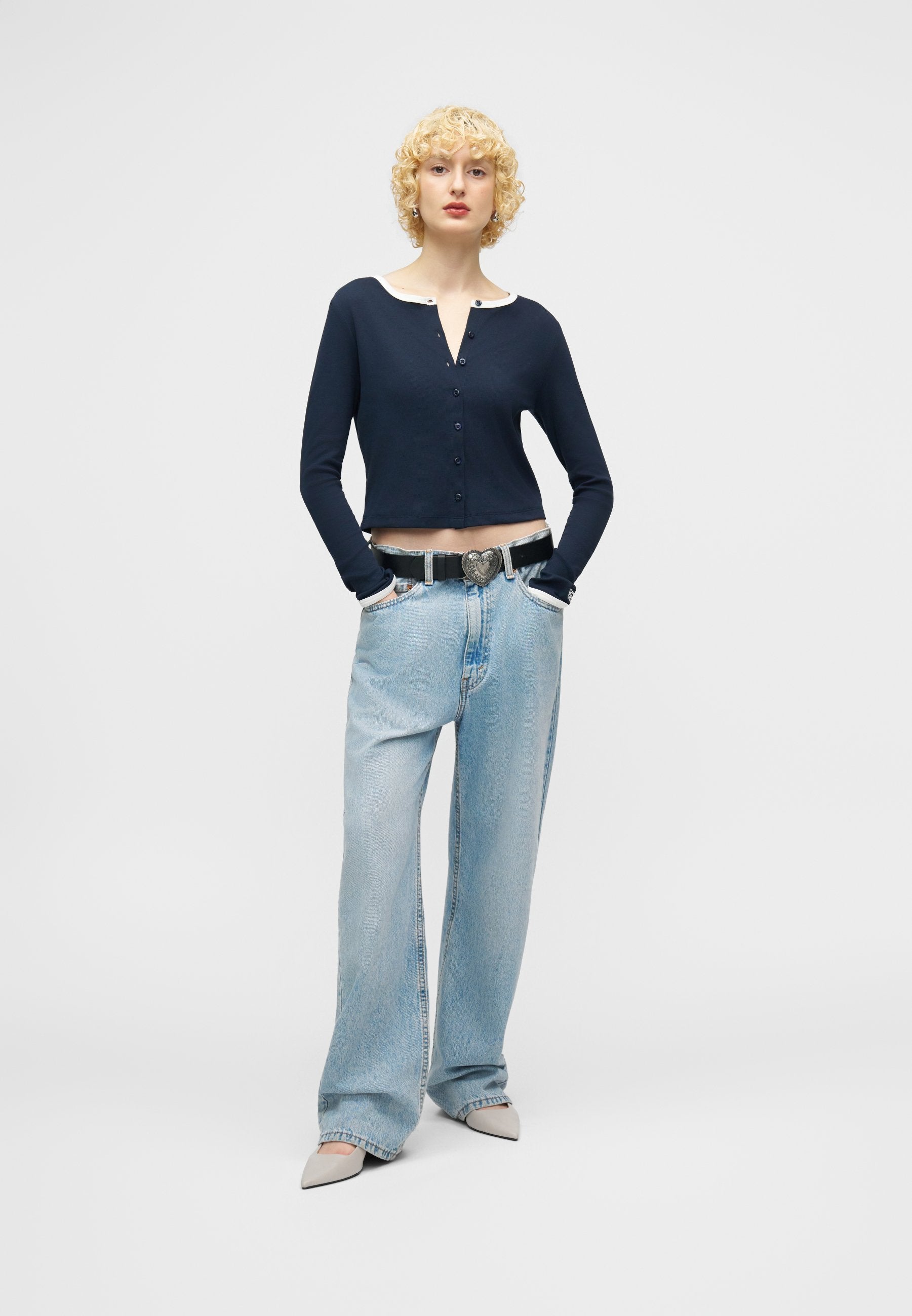Noisy May NMJUDY CONTRAST CARDIGAN