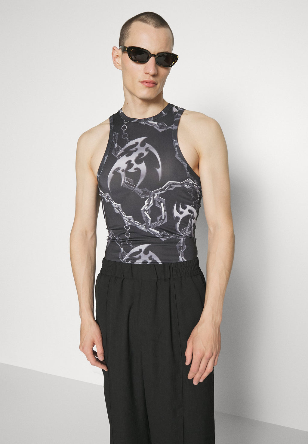 Han Kjøbenhavn CHAIN TRIBAL STRETCH RACER TOP