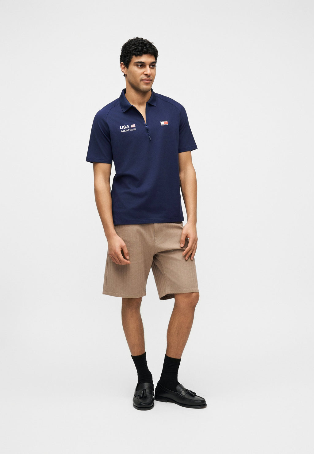 TOMMY X U.S. SAIL GP TEAM PERFORMANCE REGULAR FIT POLO SHIRT Media 2