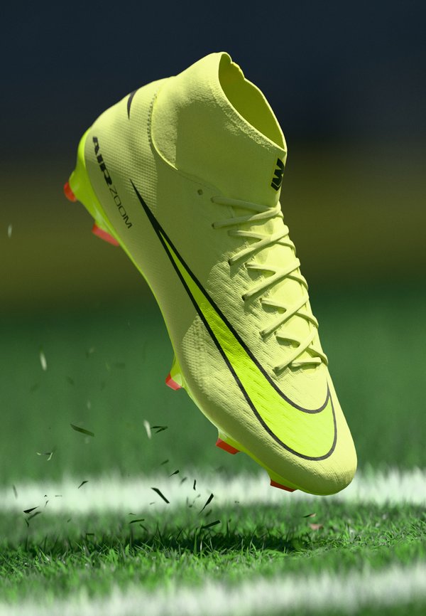 Nike Performance ZM 10 ACADEMY FG/MG - Football boots artificial grass - limelight/volt/hyper crimson