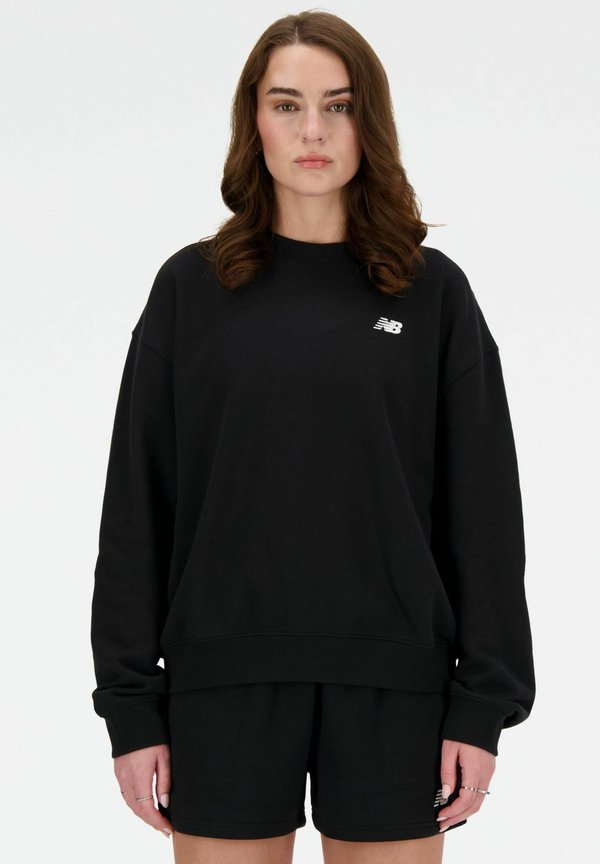 New Balance SPORT ESSENTIALS FRENCH TERRY CREW. - Sweatshirt - black