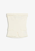 Bershka TEXTURED BANDEAU TOP - Blouse - white