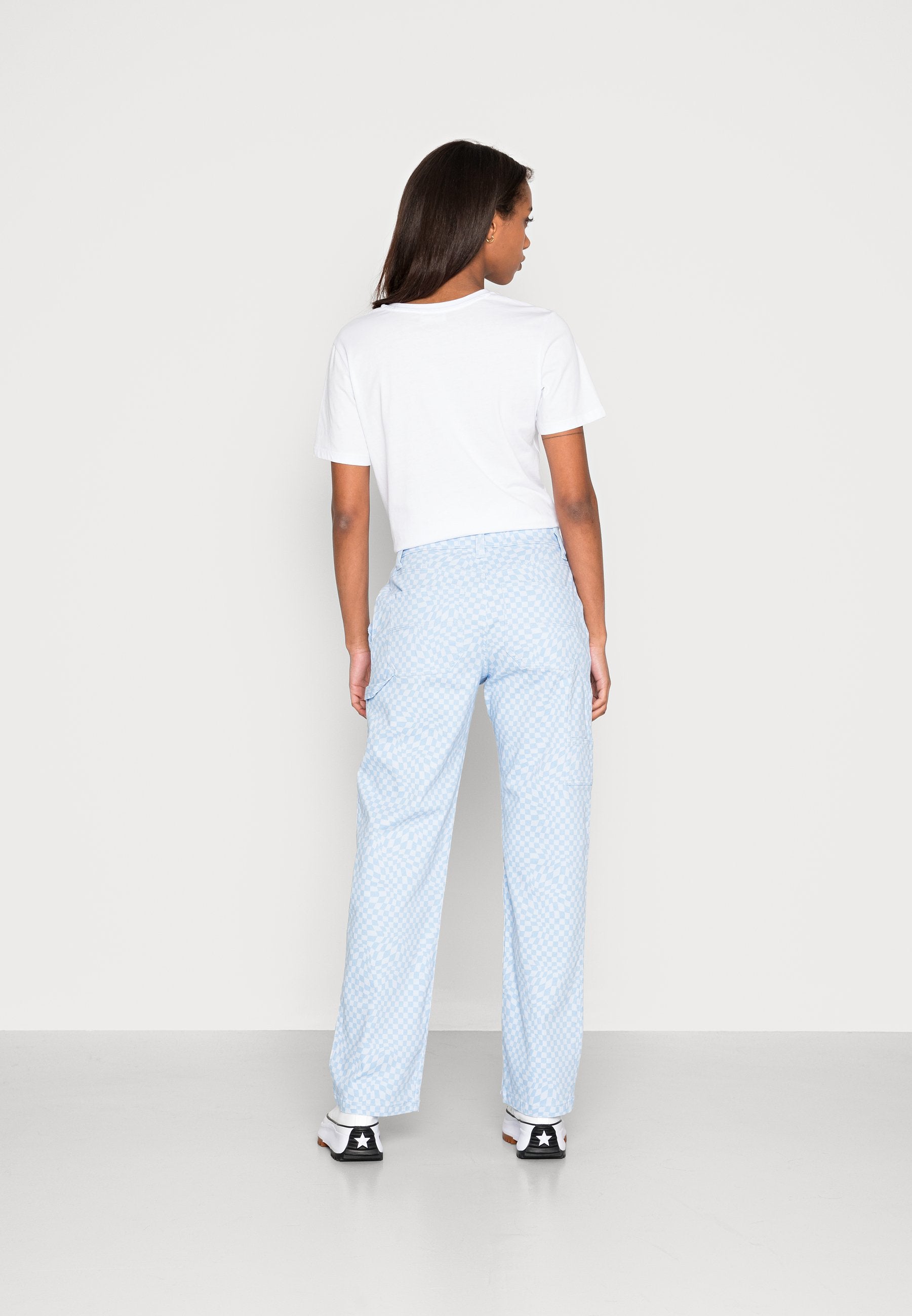 Hollister Co. WARPED CHECK DAD PANT